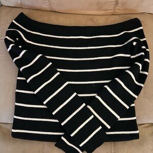 EUC American Eagle Outfitters Boatneck Stretch Striped Sweater